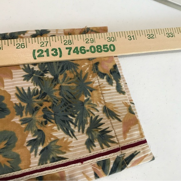 Anthropologie Chino Pants Sz 27 Relaxed Ankle Length Birds Foliage Botanical GUC - Picture 14 of 15